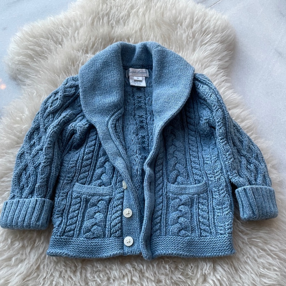 Ralph Lauren Knit Shawl Cardigan